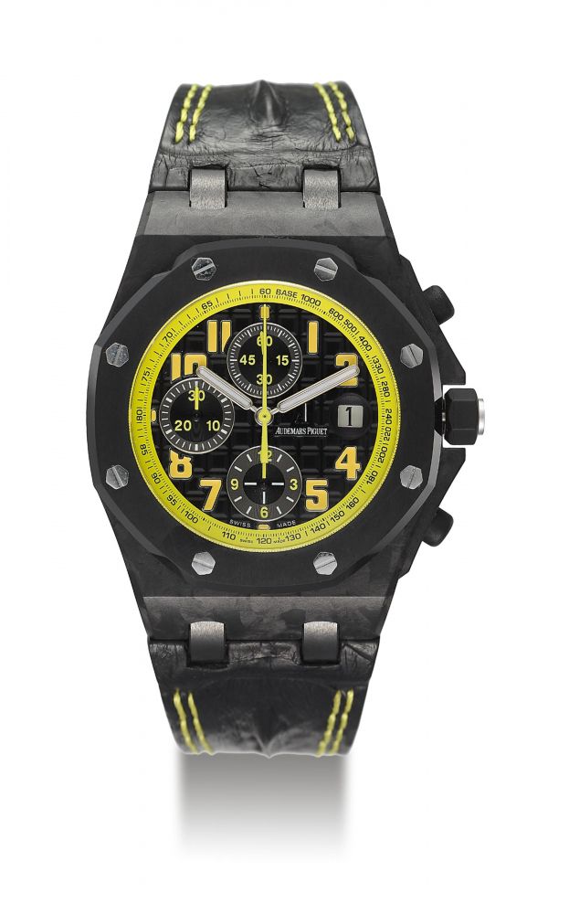 AUDEMARS PIGUET, CARBON AND CERAMIC ROYAL OAK OFFSHORE BUMBLE BEE, REF. 26176FO - NO. 0081, CASE NO. G 78628