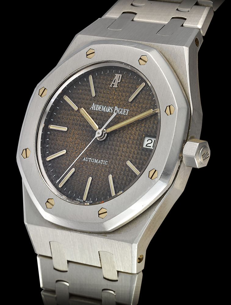 AUDEMARS PIGUET, STEEL ROYAL OAK WITH TROPICAL DIAL, REF. 14790ST - MOVEMENT NO. 413’235, CASE NO. D57385