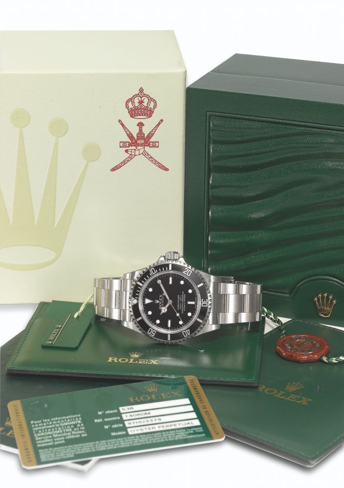 ROLEX, STEEL SUBMARINER, REF. 14060M - MADE FOR THE SULTANATE OF OMAN - CASE NO. 97HU3379