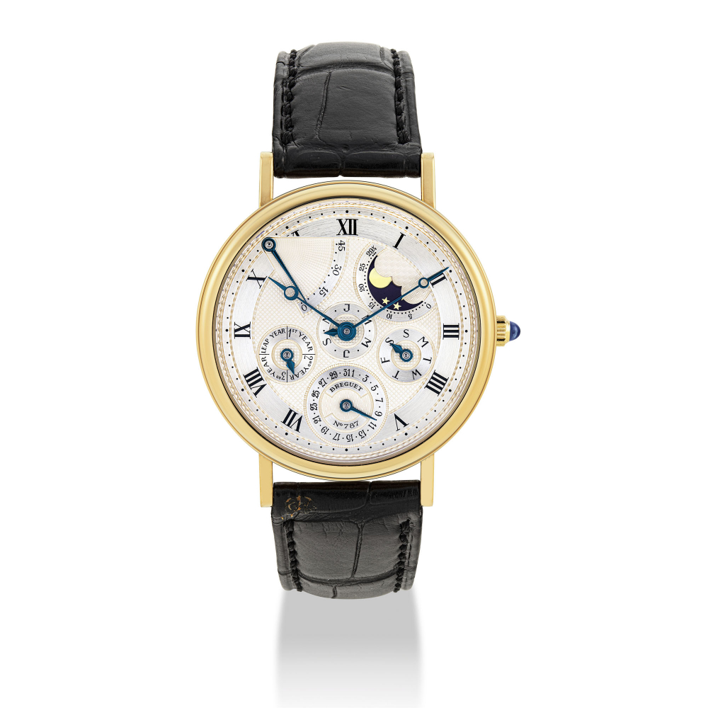 BREGUET, GOLD, PERPETUAL CALENDAR, MOON PHASES AND POWER RESERVE, REF. 3317 -
