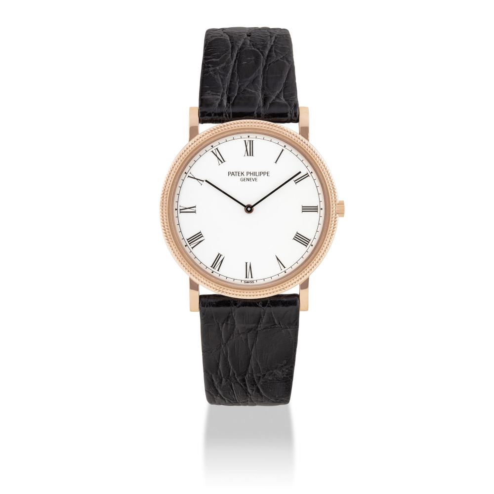 PATEK PHILIPPE, CALATRAVA, PINK GOLD, REF.3520/D -