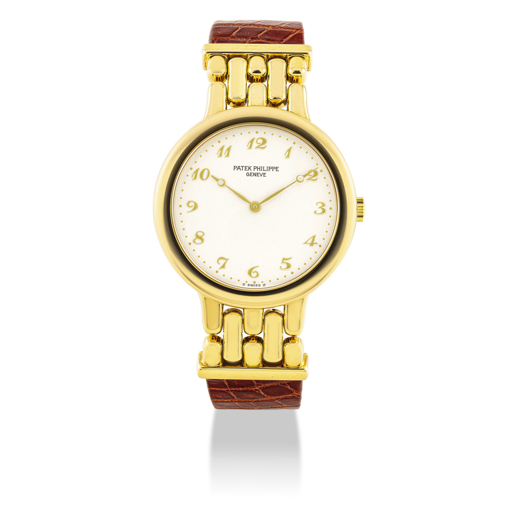 PATEK PHILIPPE, GOLD, REF.3915 WITH BREGUET NUMERALS -