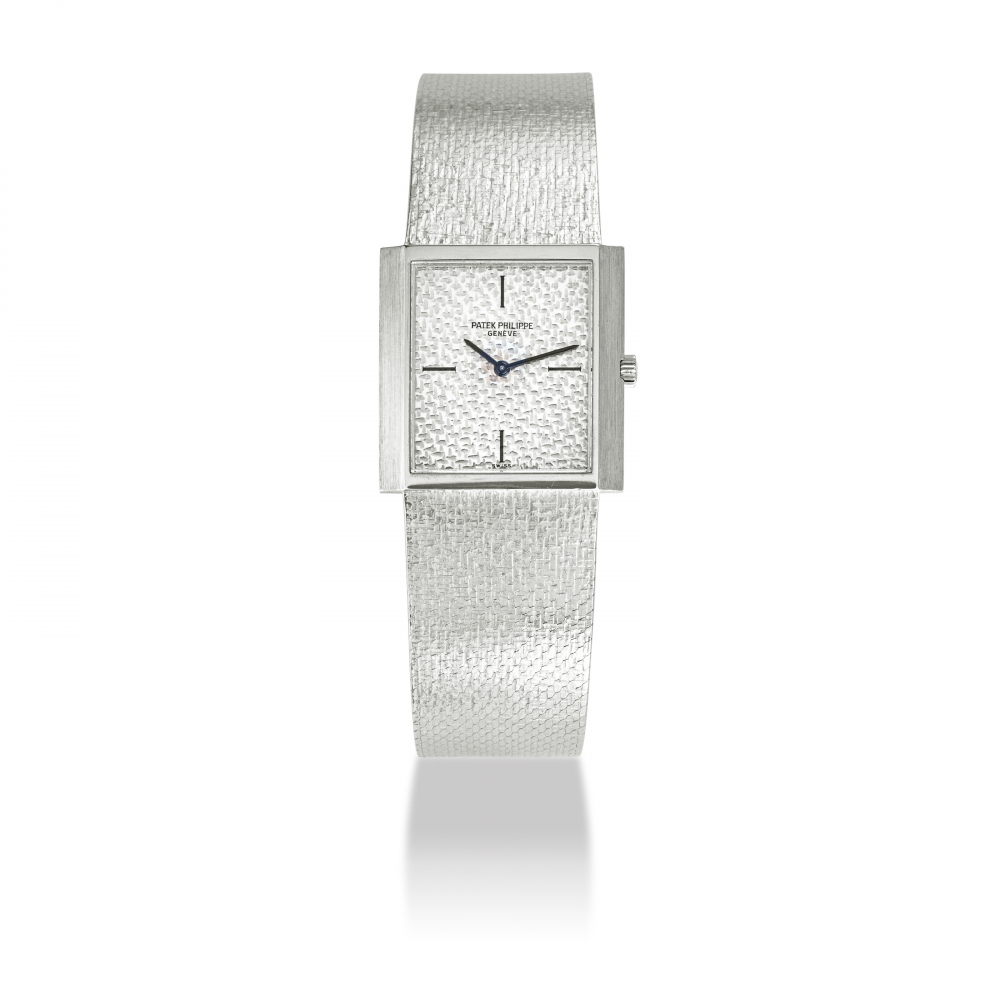 PATEK PHILIPPE, WHITE GOLD WITH BRACELET, REF. 3571/1 -