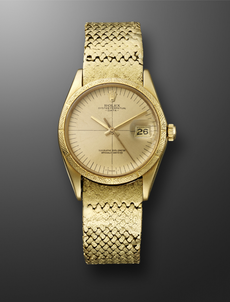 ROLEX, YELLOW GOLD 'OYSTER PERPETUAL DATE ZEPHYR', REF. 1510" -