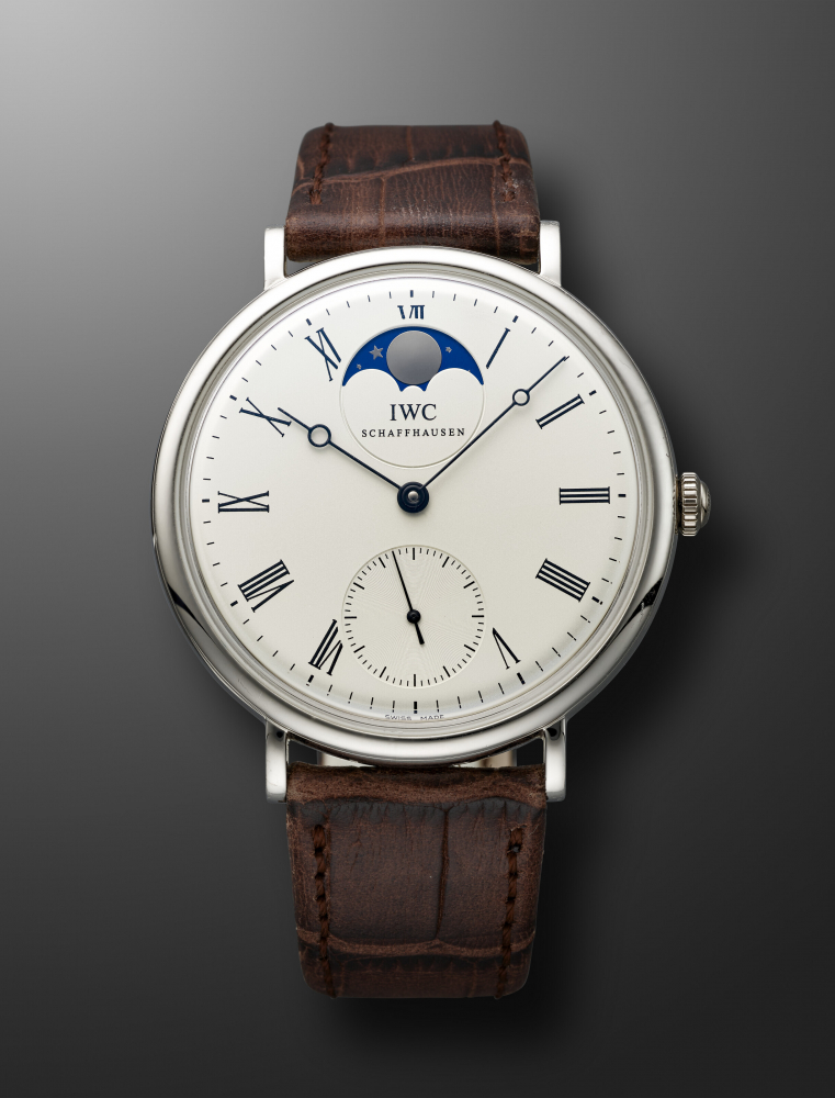 IWC, LIMITED EDITION PLATINUM MOON PHASES 'PORTOFINO', REF. 5448-05, NO. 058/500" -