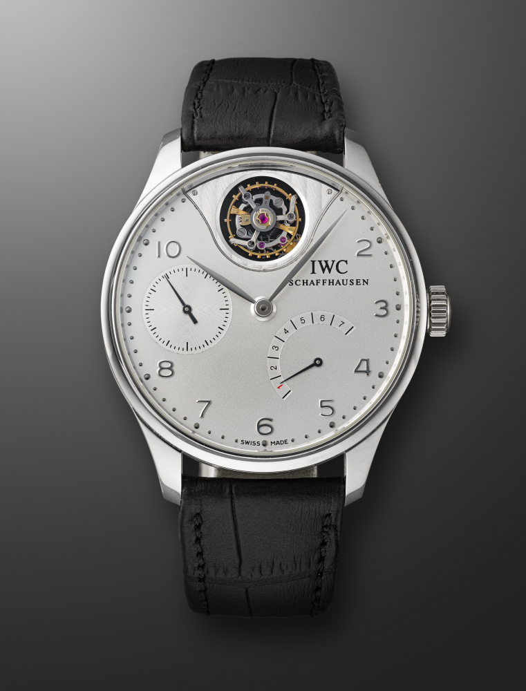 IWC, LIMITED EDITION PLATINUM TOURBILLON 'PORTUGUESE TOURBILLON MYSTERE', REF. 5042, NO. 15/50" -