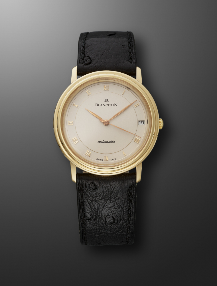 BLANCPAIN, YELLOW GOLD 'VILLERET ULTRA-THIN', REF. 0095-3342" -