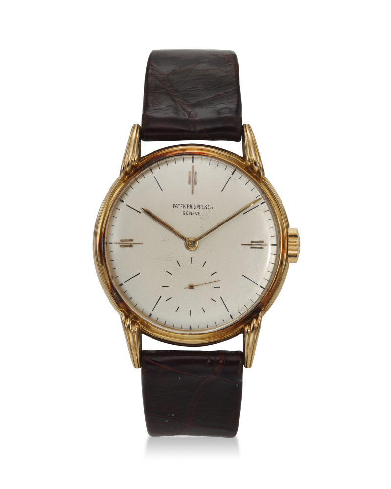 PATEK PHILIPPE, REF. 2405, CALATRAVA, A FINE 18K ROSE GOLD WRISTWATCH WITH SUBSIDIARY SECONDS -