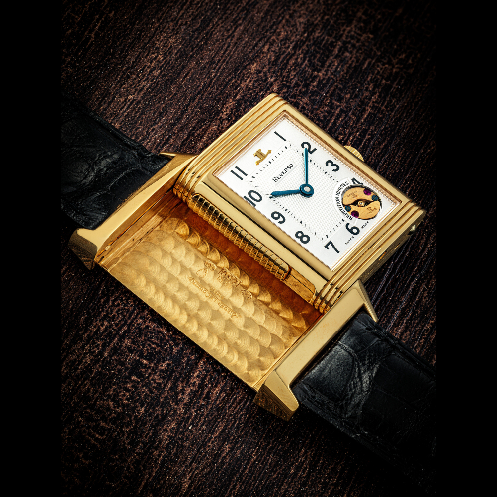 JAEGER-LECOULTRE. AN 18K PINK GOLD LIMITED EDITION MINUTE REPEATING WRISTWATCH