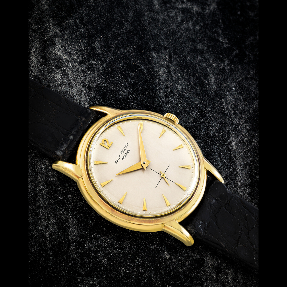 PATEK PHILIPPE. AN 18K GOLD WRISTWATCH