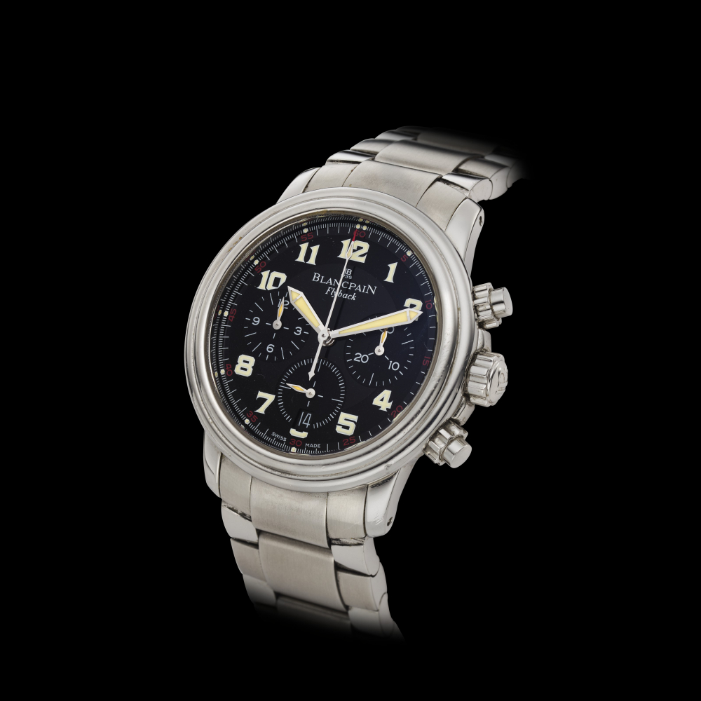 BLANCPAIN, A TOUTE VITESSE, FLYBACK CHRONOGRAPH, STEEL, REF. 2185 -