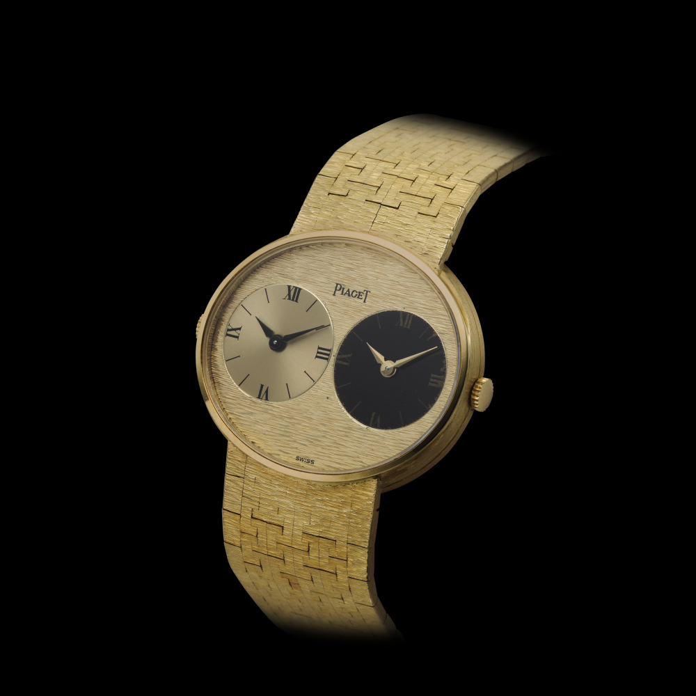 PIAGET, DUAL TIME, 18K YELLOW GOLD, REF. 612501 -