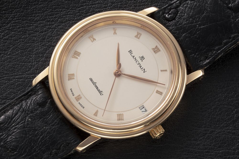 BLANCPAIN, VILLERET ULTRA-THIN REF. 0095-3342, A GOLD AUTOMATIC WRISTWATCH - CASE