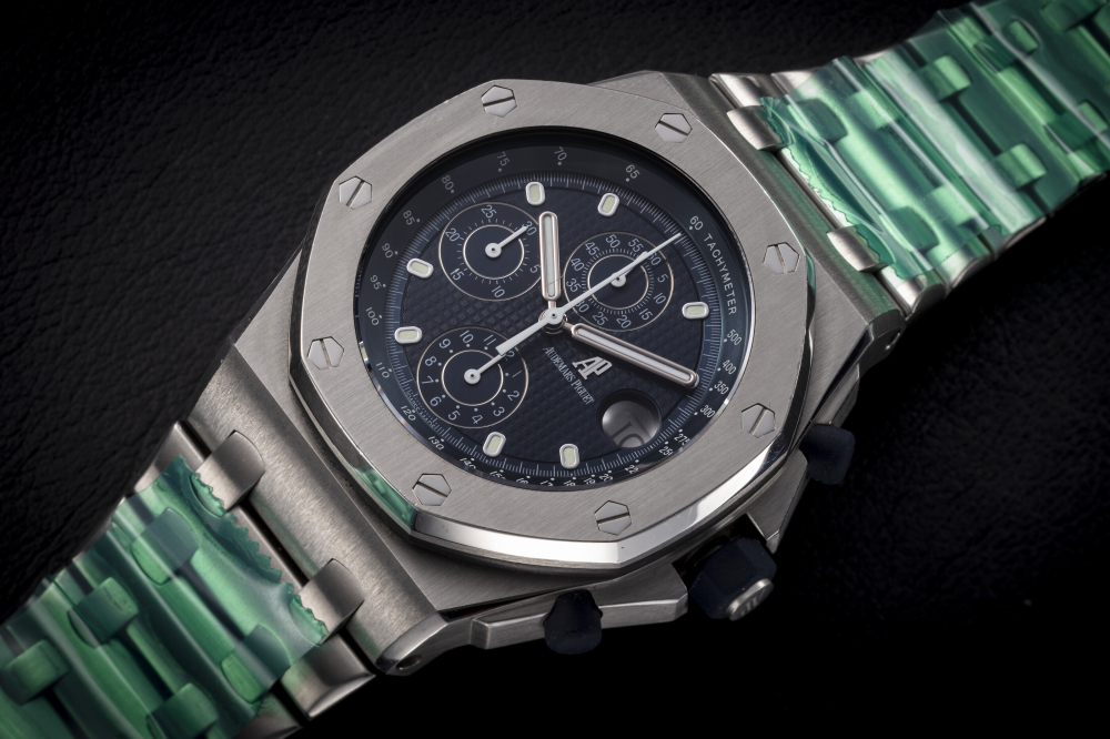 AUDEMARS PIGUET, ROYAL OAK OFFSHORE, REF. 25721ST, A STEEL AUTOMATIC CHRONOGRAPH - CASE