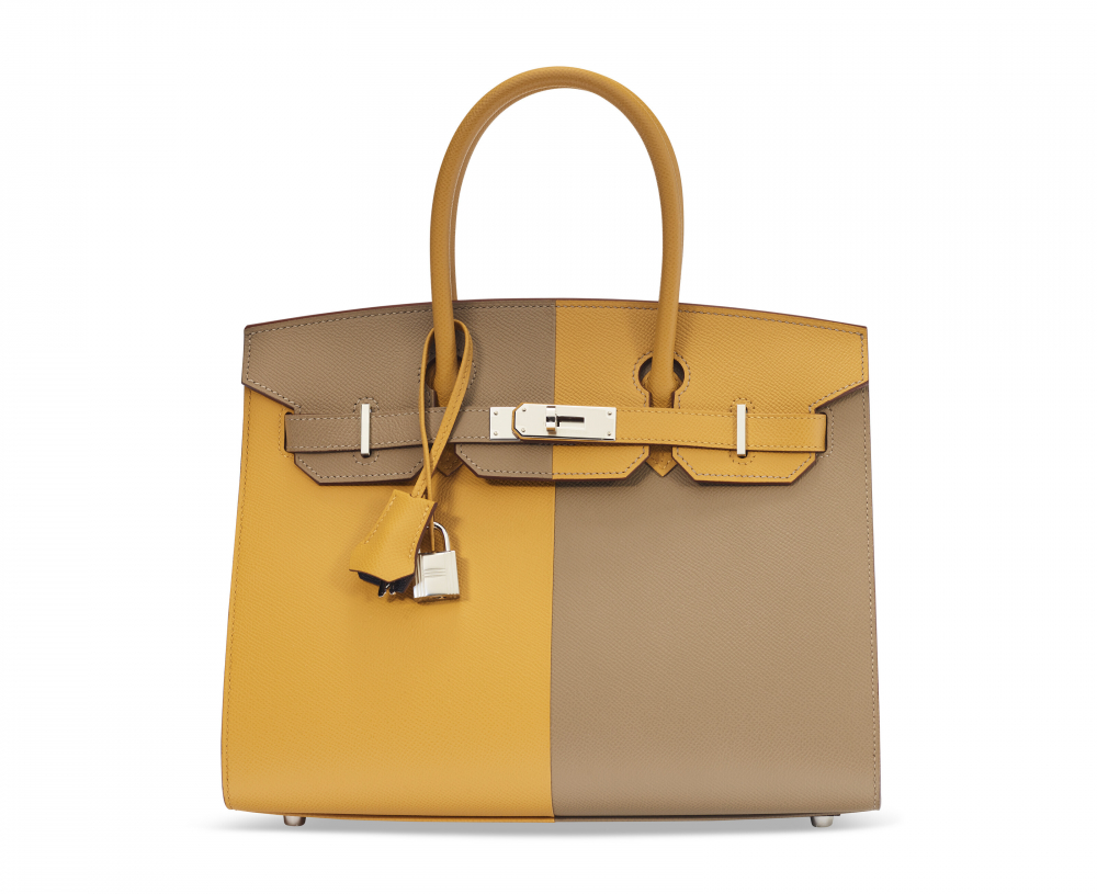Hermes Kelly Do Handbag Shoulder Bag Nata Poussin Sesame Epson B Engraved Women's