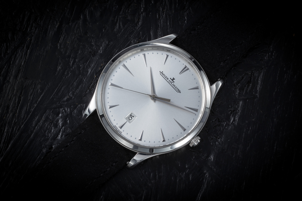 JAEGER-LECOULTRE, MASTER ULTRA THIN DATE REF. Q1288420, A STEEL SLIM AUTOMATIC WRISTWATCH 