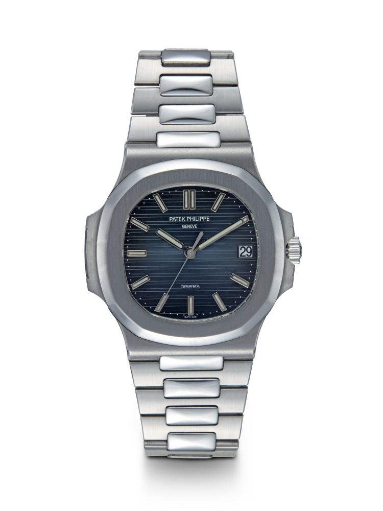 PATEK PHILIPPE, NAUTILUS REF. 5711/1A-010 ‘TIFFANY’, A RARE AND ATTRACTIVE STAINLESS STEEL AUTOMATIC WRISTWATCH RETAILED BY TIFFANY & CO.