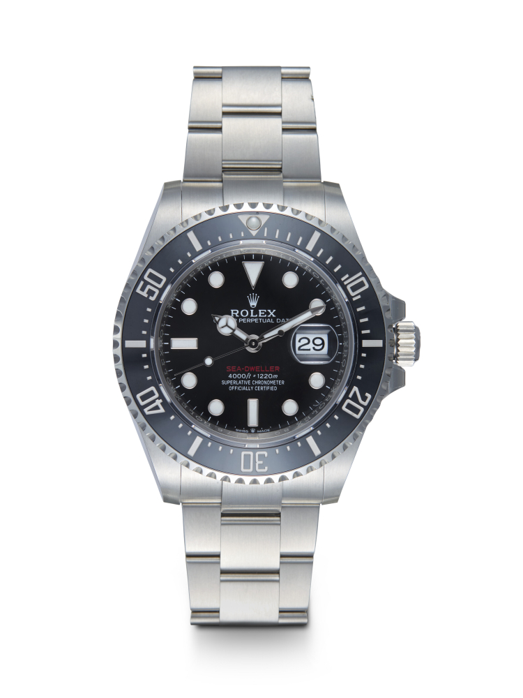 ROLEX, SEA-DWELLER REF. 126600, A STEEL AUTOMATIC DIVER’S WRISTWATCH WITH BRACELET