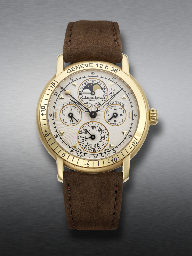 AUDEMARS PIGUET, YELLOW GOLD PERPETUAL CALENDAR AND EQUATION OF TIME 'JULES AUDEMARS', REF. 25934