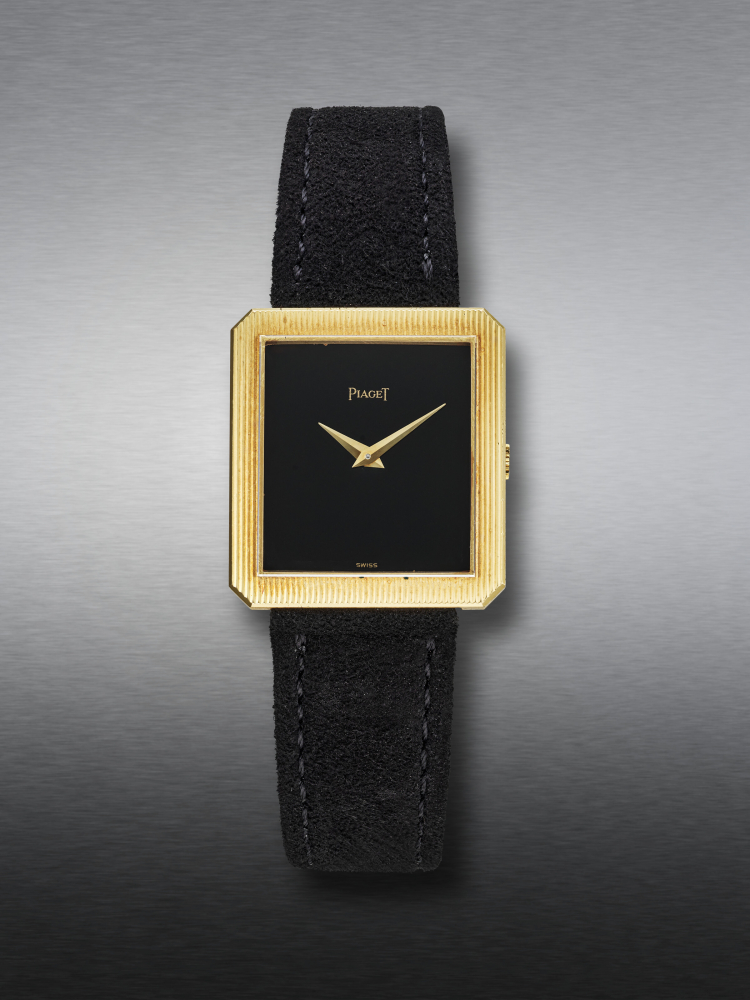 PIAGET, YELLOW GOLD ‘PROTOCOLE’, WITH ONYX DIAL, REF. 9154