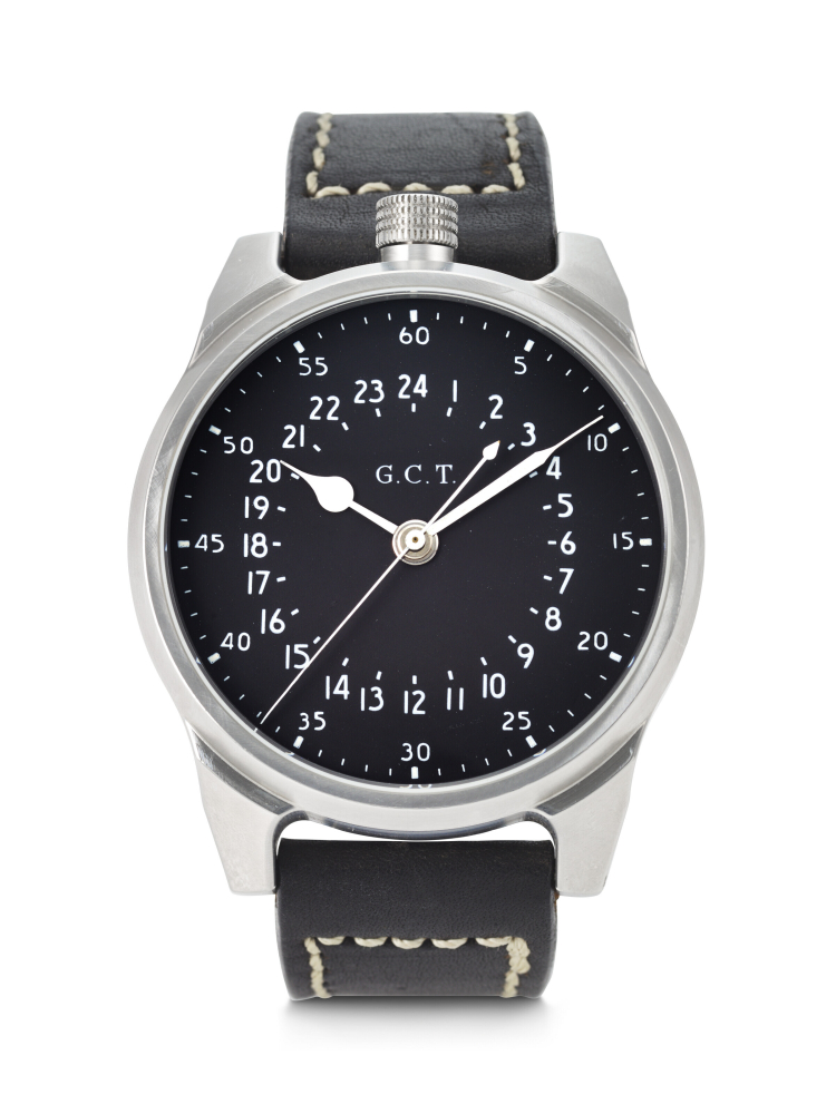 VORTIC WATCH COMPANY, WORN BY JOHN KRASINSKI IN SEASON FOUR OF JACK RYAN. A PROP-WORN STAINLESS STEEL AND TITANIUM 24-HOUR WRISTWATCH WITH HAMILTON MILITARY-GRADE MOVEMENT