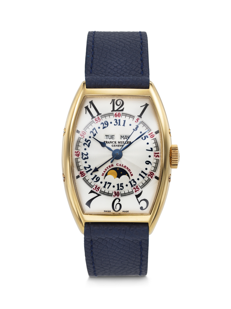 FRANCK MULLER, YELLOW GOLD 'MASTER CALENDAR', REF. 5850 MC L