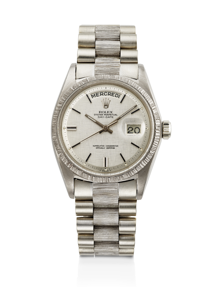 ROLEX, WHITE GOLD 'DAY-DATE', REF. 1807