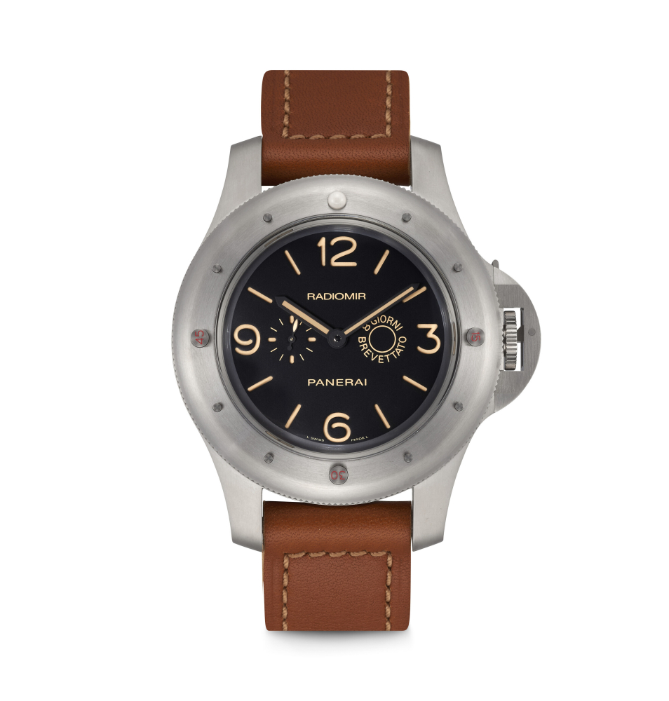 PANERAI. A LIMITED EDITION TITANIUM WRISTWATCH