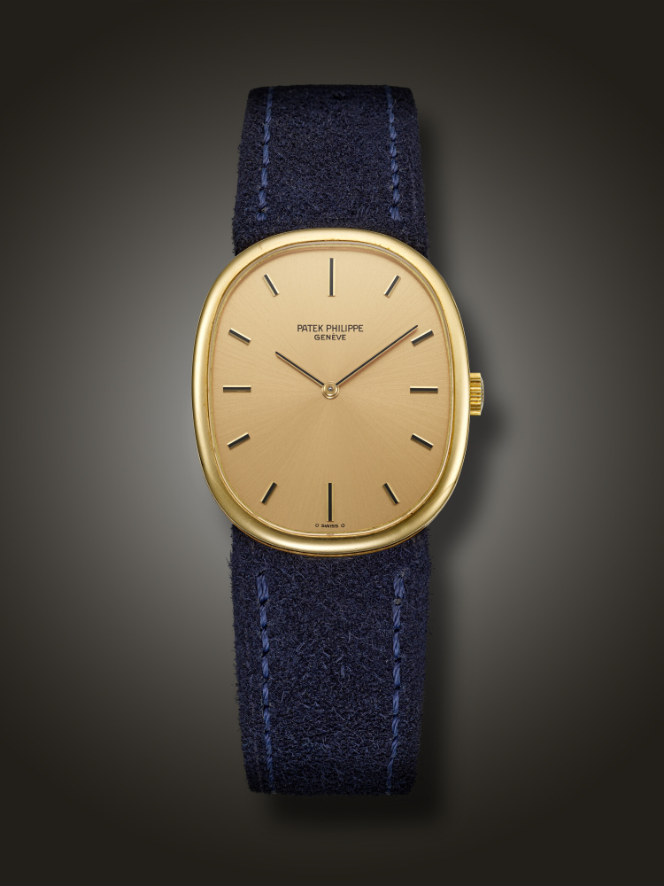 PATEK PHILIPPE, YELLOW GOLD 'ELLIPSE', REF. 3848