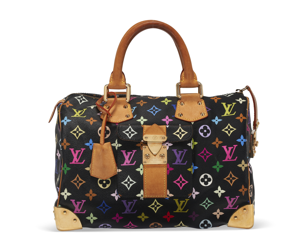 A LIMITED EDITION BLACK MONOGRAM MULTICOLORE CANVAS SPEEDY 30, LOUIS VUITTON BY TAKASHI MURAKAMI, 2004