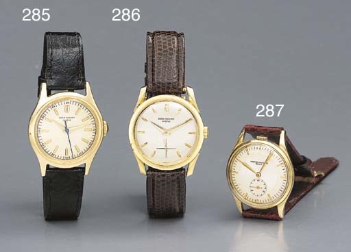 Patek Philippe. A fine 18K gold wristwatch