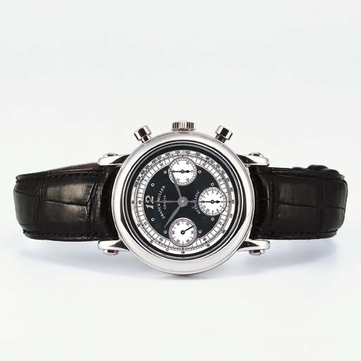 FRANCK MULLER. AN 18K WHITE GOLD SELF-WINDING CHRONOGRAPH WRISTWATCH