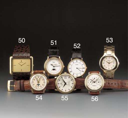 Omega: An 18ct. gold selfwinding calendar wristwatch.signed Omega, case no. 80300178, ref. 46003102, 2002