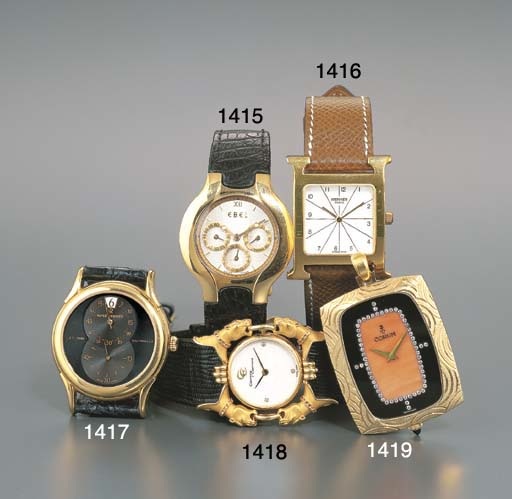 EBEL. AN 18K GOLD SELF-WINDING WRISTWATCH WITH POWER RESERVE AND DATE