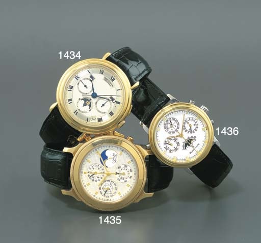 BLANCPAIN. A PLATINUM AND 18K GOLD SELF-WINDING PERPETUAL CALENDAR SPLIT-SECOND CHRONOGRAPH WRISTWATCH WITH PHASES OF THE MOON