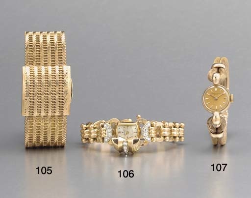 Patek Philippe. A lady's 18K pink gold bracelet watch