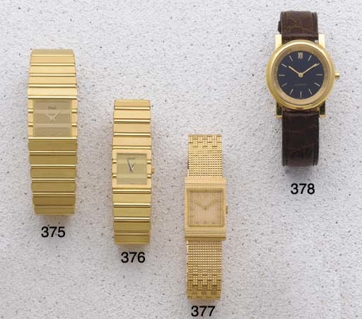 Piaget: A Ladies 18ct Gold Quartz Bracelet Watch