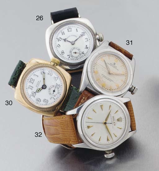 Rolex. A steel water resistant Automatic wristwatch with centre seconds