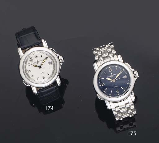 Signed Ulysse Nardin, Model San Marco GMT, case no 137 ref 203-22, circa 2000