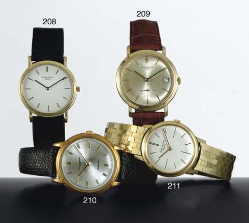 PATEK PHILIPPE. AN 18K GOLD WRISTWATCH