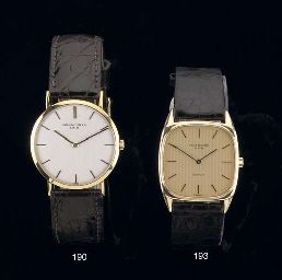 AN 18K GOLD SLIM WRISTWATCH, BY PATEK PHILIPPE