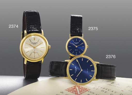 PATEK PHILIPPE. A FINE LADY'S 18K GOLD WRISTWATCH