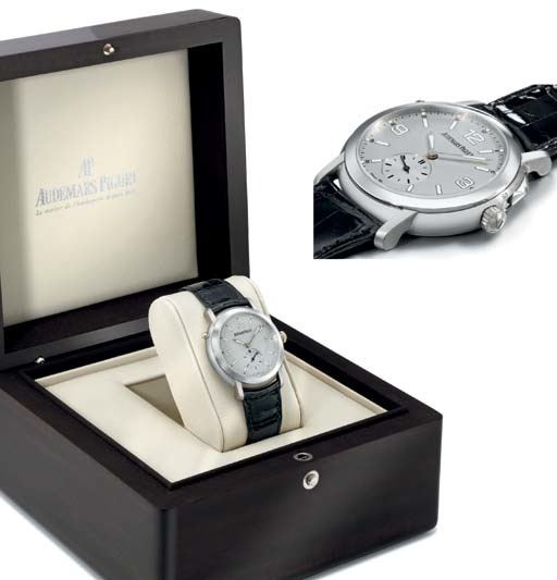 Audemars Piguet. A very fine and rare titanium and stainless steel quarter repeating grande and petite sonnerie striking wristwatch