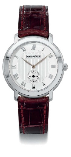 Audemars Piguet. A fine 18K white gold wristwatch