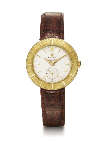 ROLEX. AN 18K GOLD WRISTWATCH