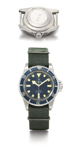 TUDOR. AN INTERESTING STAINLESS STEEL AUTOMATIC WRISTWATCH WITH CENTRE SECONDS AND MILITARY MARKINGS