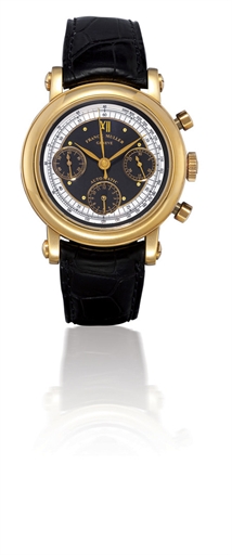 FRANCK MULLER, QUALITE CHRONOMETRIQUE.18K GOLD SELF-WINDING CHRONOGRAPH WRISTWATCH