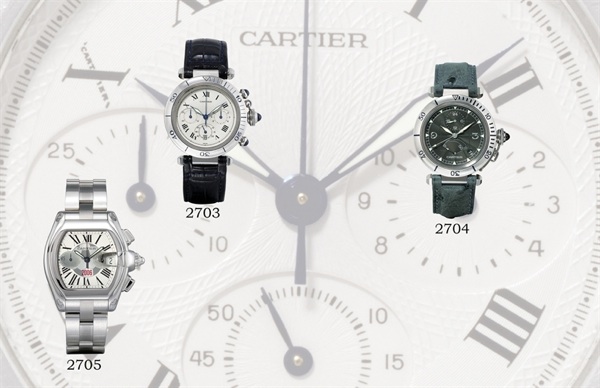 CARTIER, PASHA.STAINLESS STEEL SELF-WINDING TWO-TIME-ZONE WRISTWATCH WITH SWEEP SECONDS, DATE DISPLAY AND POWER-RESERVE INDICATION