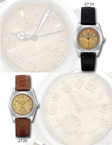 ROLEX, OYSTER PERPETUAL CHRONOMETRE BUBBLE BACK REF. 3536.STAINLESS STEEL SELF-WINDING WRISTWATCH WITH SMALL SECONDS