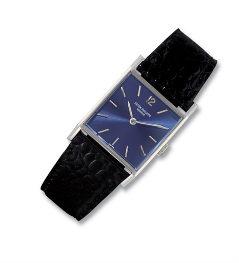 PATEK PHILIPPE, REF. 3479.18K WHITE GOLD MANUAL-WINDING SQUARED WRISTWATCH